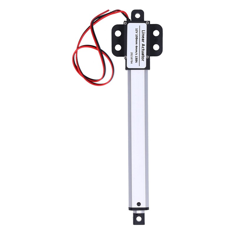 12V Linear Actuator, 100mm Stroke, Internal Limit Switches for Home