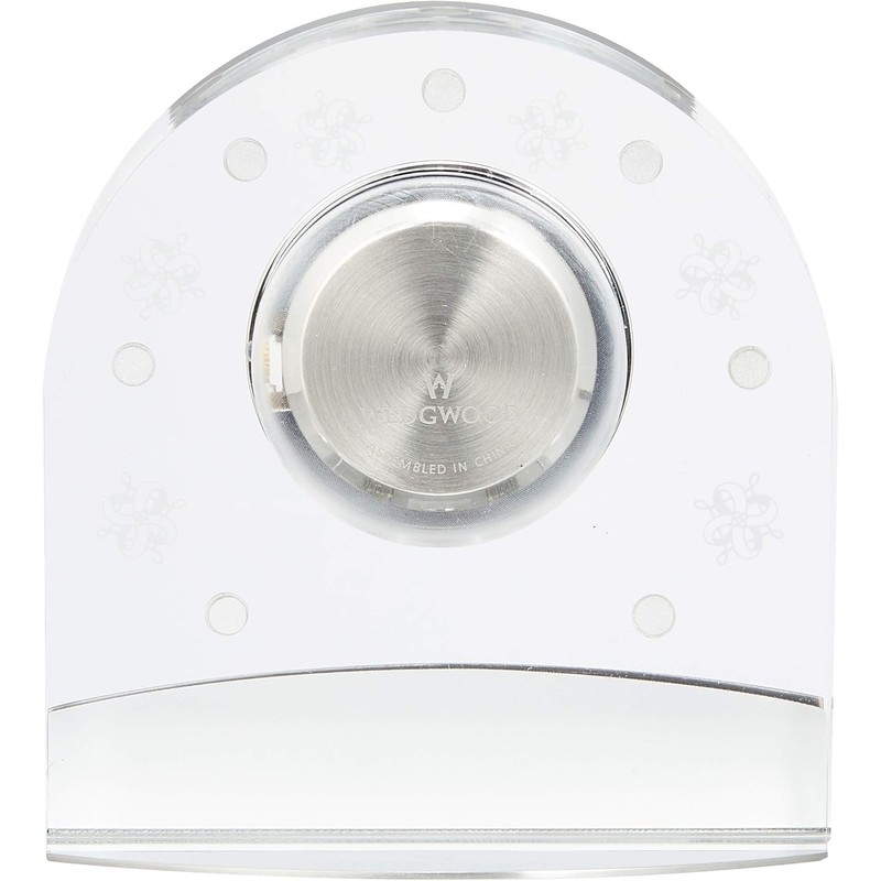 Wedgwood aB1053371 Psyche Clear Clock Table Clock, Interior Goods, Wedding