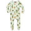Milkbarn Snap Footed Romper (Potted Plants 3-6M)