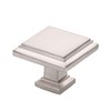 Alzassbg 10 Pack Brushed Satin Nickel Cabinet Knobs, 1.3 Inch(32mm)