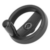 Handwheel 125mm OD 12mm Bore Foldable Handle Plastic Hand Wheel