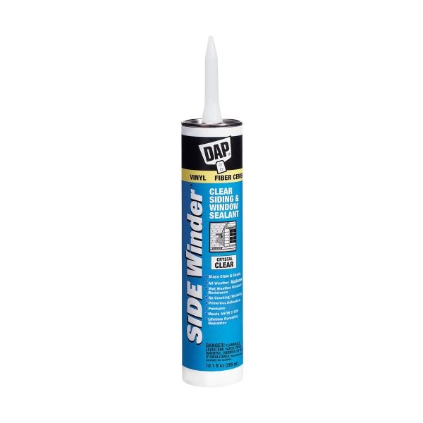 DAP Side Winder Crystal Clear Polymer Siding and Window Sealant