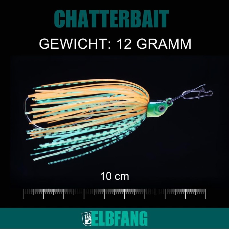 Chatterbait Set 12 g – Zander Pike & Perch Bait