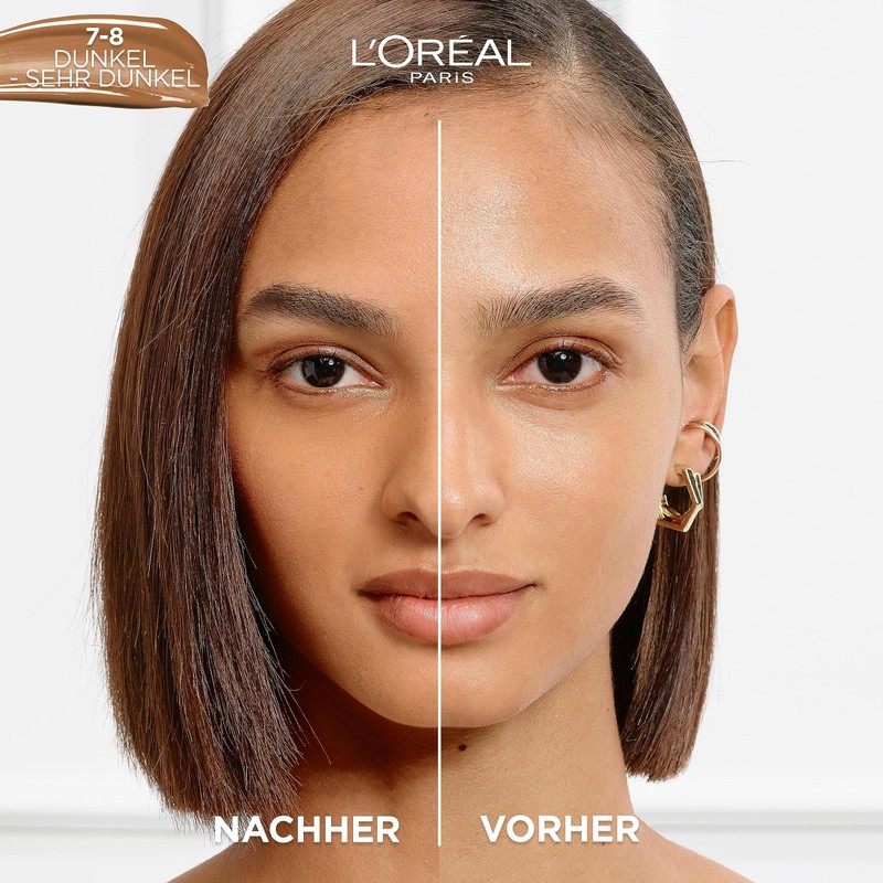L'Oréal Paris Tinted Serum Nourishing Liquid Foundation with Hyaluronic Acid,