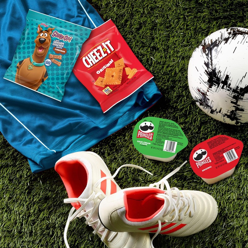 Kellogg's Cheez-It, Pringles & SCOOBY-DOO! Lunch Box Snacks, Variety Pack,