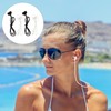TEHAUX 4Pcs Portable Lost Hanging Rope for Earphones Magnetic Suction