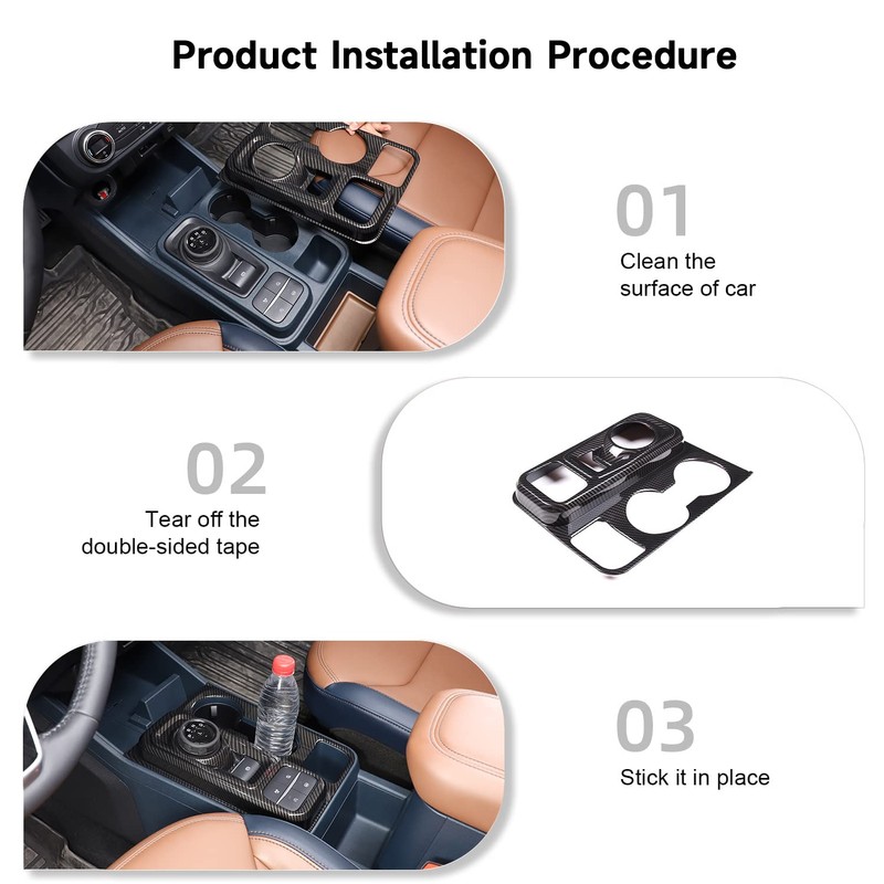 Accesorios de cubierta de panel de cambio de engranajes compatibles