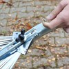 Rekord Metal Leaf Rake with 22 Prongs Adjustable Working Width