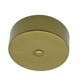 Distribution Box Gold Plastic with Accessories Diameter 73 x 24 mm Distribution Canopy Surface-Mounted Box Connection Box