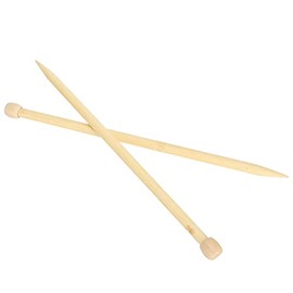 Needles Wooden Weaving Needle, 2pcs Knitting Needles, for Scarf DIY (12mm), Long Wood Needles Prefect for Sweaters, Socks, Shawl and Scarf, Handmade DIY Knitting for Beginners