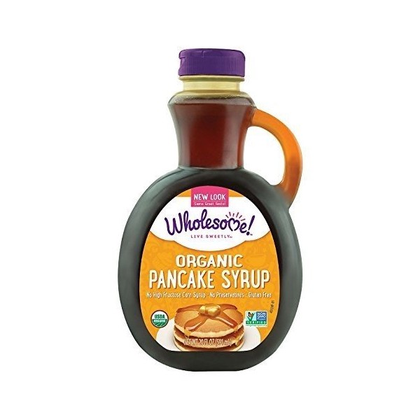 Wholesome Sweeteners, Inc., Organic Pancakes Syrup, Original Thick and Rich (Pack of 3)