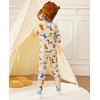 Bamboo Viscose Toddler Animal Pajamas Boys Girls Kids Baby 2pcs