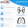 DY 2PCS Front Tow Hooks Heavy Duty Fit For Dodge