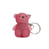 Cute Bear Matte Lip Mud Velvet Grey Pink Keychain Lipstick