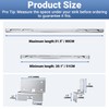 Aukivon Sink Support | Undermount Kitchen Sink Brackets | 20.1-31.5