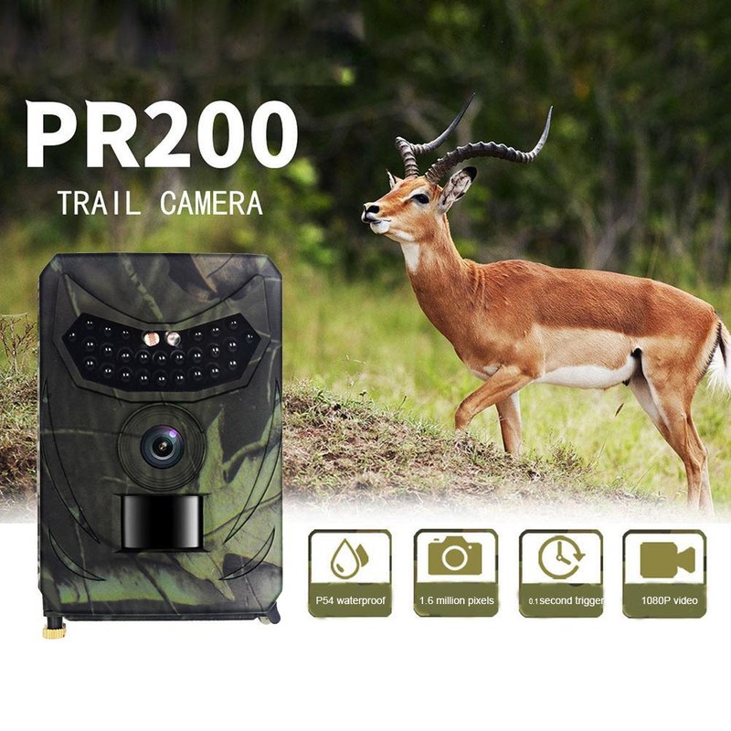 Trail Camera 16MP 1080P HD Video Game Camera with 26pcs