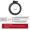 LCGP 4" to 5" Diesel Exhaust Tip, 12" Overall Length