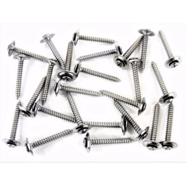 SFS Toyota Interior Trim Screws- #8 x 1-1/4" Long Countersunk Washer- 25 screws #245