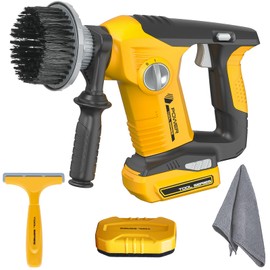 Kids Clean Car Wash Toy - Electric Car Wash Brush with Realistic Sound & Light, Scraper, Sponge, Towel, Toddlers Car Cleaning Brush Pretend Play Cleaning Toys Gift for Boys Girls Ages 3 4 5 6 7 8