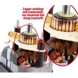 Enduro Sewing Machine Motor Kit with Foot Pedal & Belt - 110 Volt, 100 Watt for Imported & Domestic Home Sewing Machines (Black)