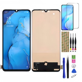 Screen Replacement for Oppo Reno3/ A91/ F15/ F17/ K7/ Find X2lite LCD Display Incell Touch Screen Digitizer Glass Full Assembly with Repair Tools