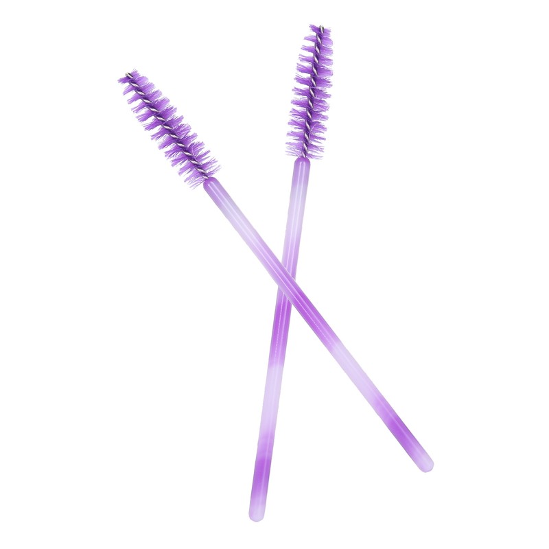 200pcs Disposable Eyelash Brush Travel Portable Lash Brush Makeup Tool