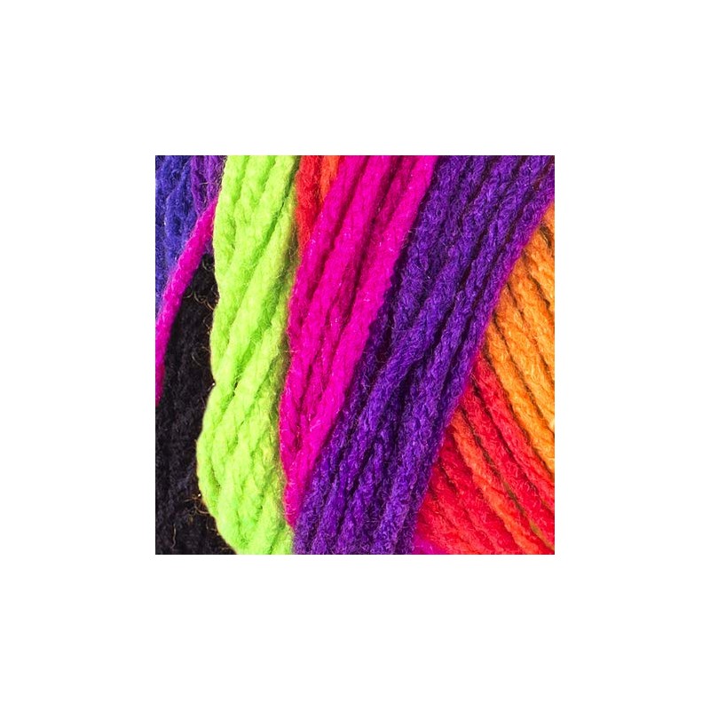 Red Heart Super Saver Stripes Bright Stripe Acrylic Yarn 236