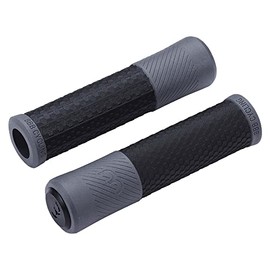 Bbb Cycling Unisex's Viper BWG-97 Bicycle Handlebar Grips Mountain Bike Shock Absorbent Anti-Slip One Pair Grey, Size