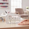 OHiZVZV 2-Piece Bride Makeup Case Set, Cosmetic Pouch & Toiletry