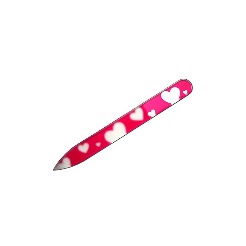 Petit Lumi Series PL-Y05 Glass Nail File (Pink Heart)