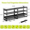 POKIPO Power Tool Organizer Wall Mount, Extended Large Heavy Duty