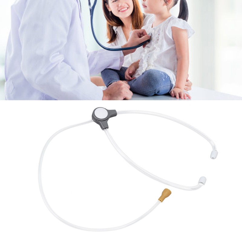 Stethoscope Transparent PP Dual Head Diagnostic Tool Accessory for Monitoring