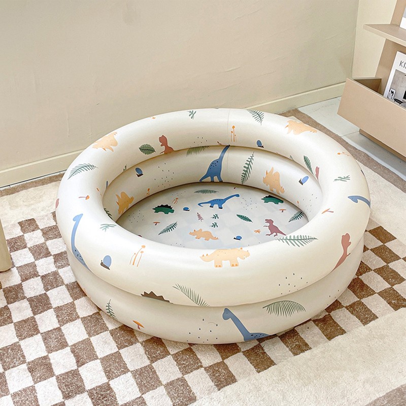 Inflatable Pool Baby Retro Blow Up Swimming Pool Family Cute