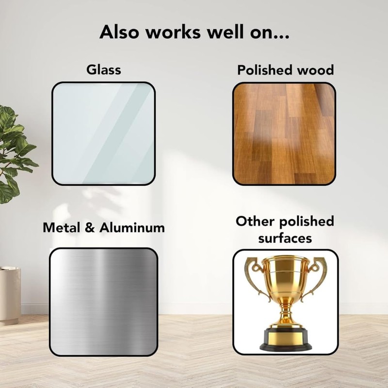 Quakehold! (66111) Crystalline Clear Museum Wax 2oz (4-Pack) – Reusable,