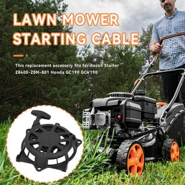 Agatige Recoil Starter Assembly, Lawn Mower Starter Assembly Garden Grass Trimmer Equipment Fit for Honda GC190 GCV190 28400‑Z0M‑801