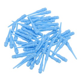 PATIKIL Plastic Dart Tips 2BA Thread, 60 Pack Soft Dart Tip Replacement Dart Accessories, Sky Blue
