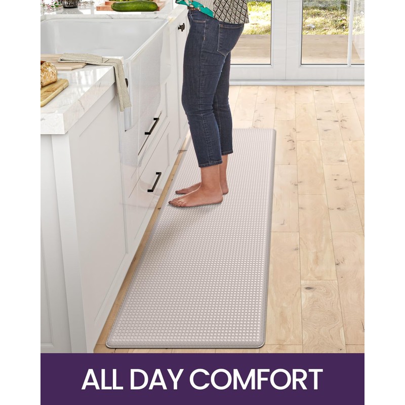 DEXI Kitchen Floor Mats Cushioned Anti Fatigue, 17x59, Large Long