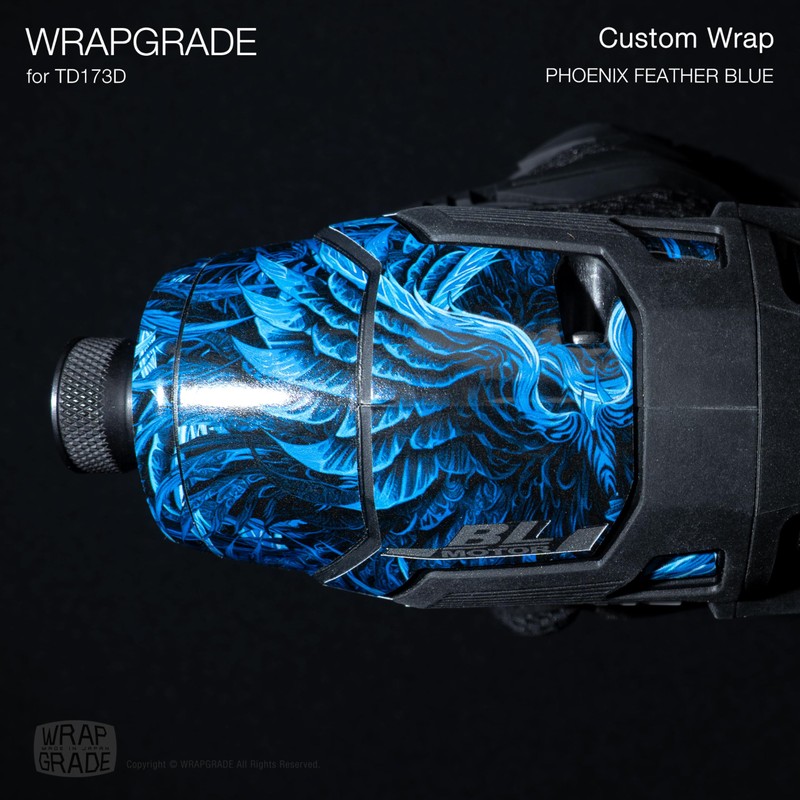 WRAPGRADE Custom Wrap Sticker Decal Compatible with Makita DTD173 18V