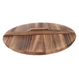 Pot Lid for Kitchen Handcrafted Lightweight Pot Natural Splicing Design Household Pot