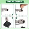 Keadic 10 Set Impact Wrench Retainer Rings with O-Ring, 1/2”