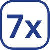 Kela Standspiegel, Simona, 1-/7-fach Vergrößerung, Ø 12 cm, Metall, 20641