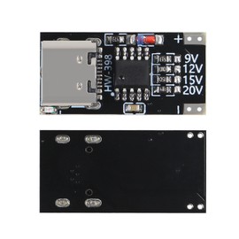 D-FLIFE 5pcs USB-C PD Type C Trigger Board PD/QC Decoy Fast Charger Module Support DC 9V 12V 15V 20V for Laptop,Router,Optical Modem Adapter