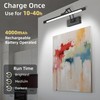 Picture Lights for Wall Battery Operated with Remote Timer, 16in