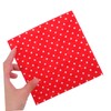 TEHAUX Flower Dot Printed Square Nonwoven Fabrics 20pcs for DIY