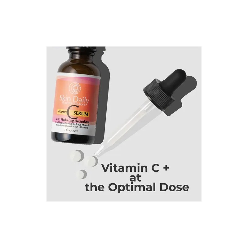 Suero Antioxidante De Vitamina C Para Cara, Infundido Con El