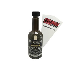 Cyclemax One Pack compatible with Mercury Quickleen Engine and Fuel System Cleaner 12 oz. 8M0047931 Contains One Quickleen Engine and Fuel System Cleaner 12 oz. and a Funnel