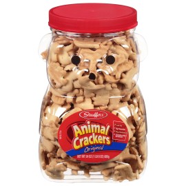 Unbranded Stauffer's Animal Crackers Original, 24 oz Shelf-Stable Bear Jug