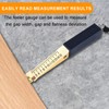 Jetisva Jetisva 2 Pcs Fire Door Gap Gauge, Wedge-Shaped Vernier