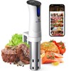 BLITZHOME Sous Vide Machine, WiFi APP Included, 1100W Sous Vide