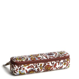 Vera Bradley Women's Cotton Travel Pill Case, Marrakesh Vines Cream, One Size